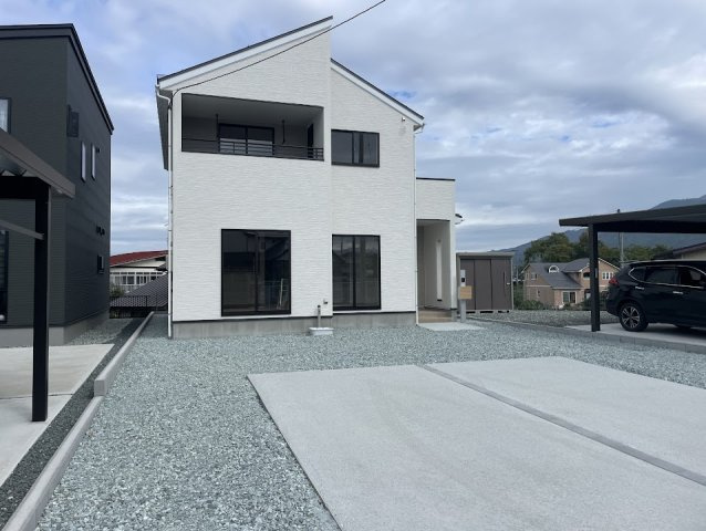 東根市六田3期【新築建売住宅】2号棟|現地外観写真。ご予約受付中！