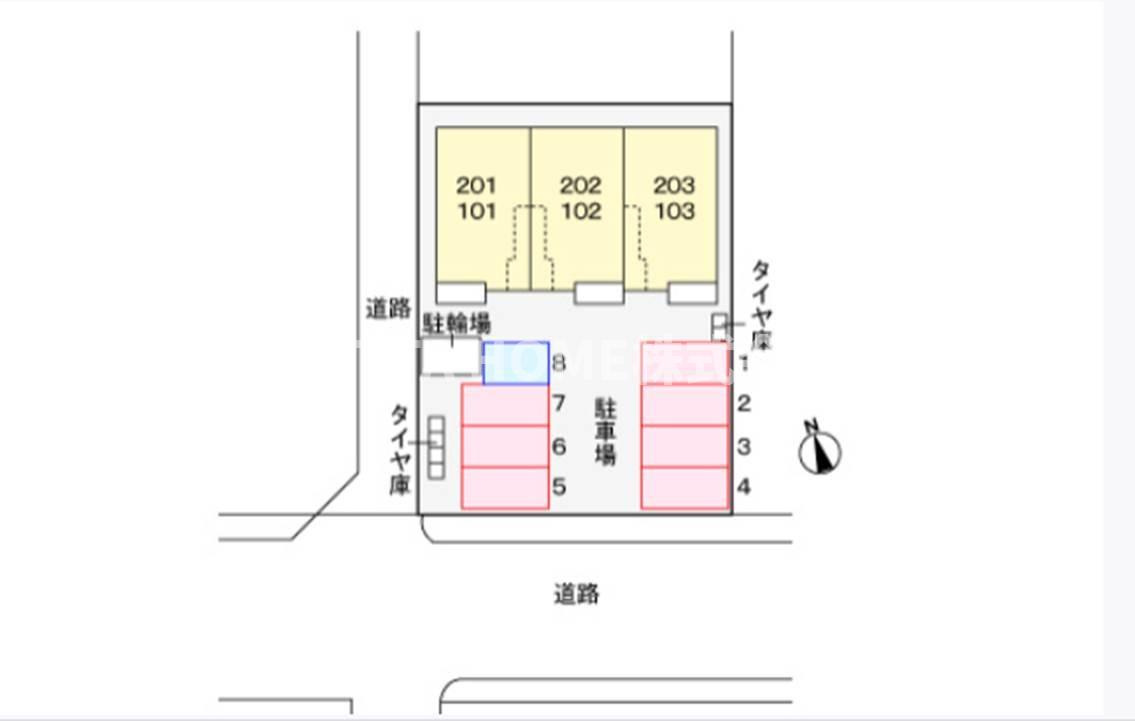 アンリーヴェの区画図