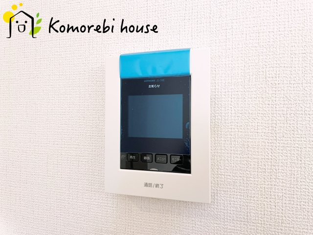 上尾市向山　11期　新築一戸建て　グラファーレ　02の防犯設備|モニター付インターホンです