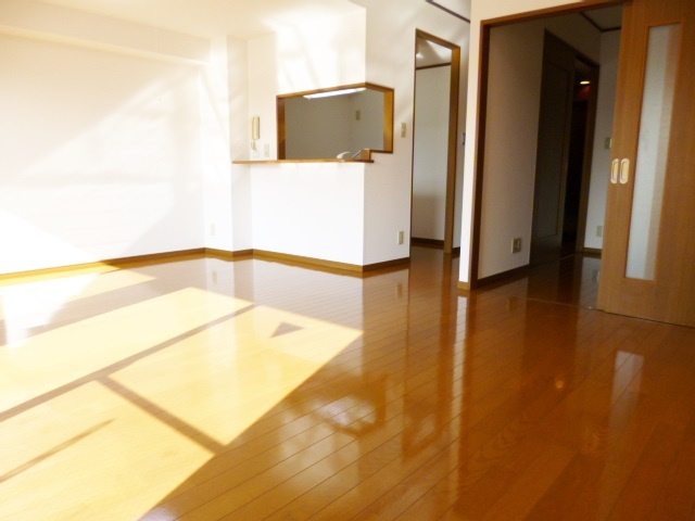 ラ・ポームの居間・リビング|洋室と繋げると驚きの２０帖超えです!!