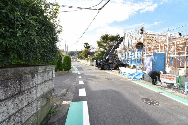 Terrace　日立市大久保町　1期 　3の前面道路含む現地写真|現地撮影（2025年11月）