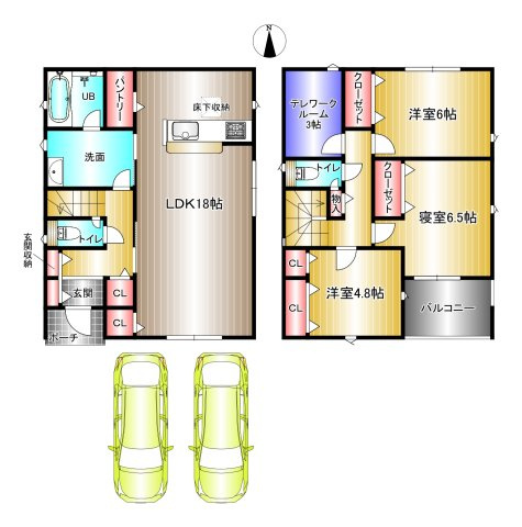 クレイドルガーデン和歌山市鳴神　第４期の間取り