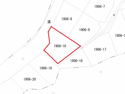 【土地図】 | 佐久高原美笹別荘地Ｇ－３
