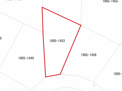 【土地図】 | 佐久高原美笹別荘地Ｂ－８