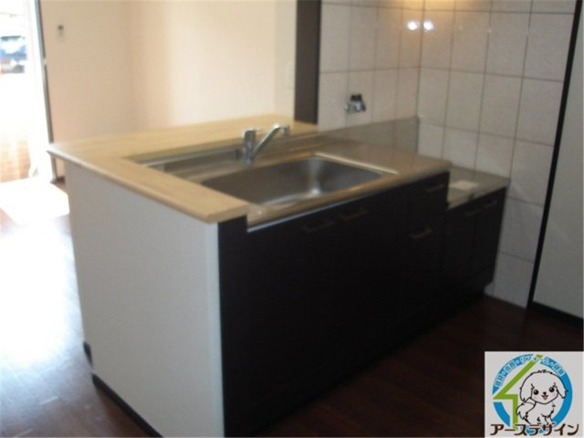 アイエスパレス・イーストのキッチン|パース写真