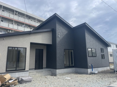  | 東根市六田3期【新築建売住宅】4号棟 | 現地外観写真。ご予約受付中！