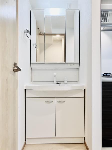 シティフォレスト森下の洗面所|忙しい朝には欠かせない洗面所です