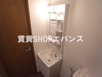【洗面所】 | ハイツリバーランドⅡ | 使いやすい洗面所です