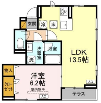 フォルトゥーナ北葉の間取り