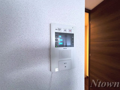 【セキュリティ】 | ライジングコート名古屋駅前東 | モニター付きインターホンです