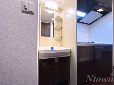 【独立洗面台】 | ライジングコート名古屋駅前東 | 独立洗面台、朝の身支度には欠かせません