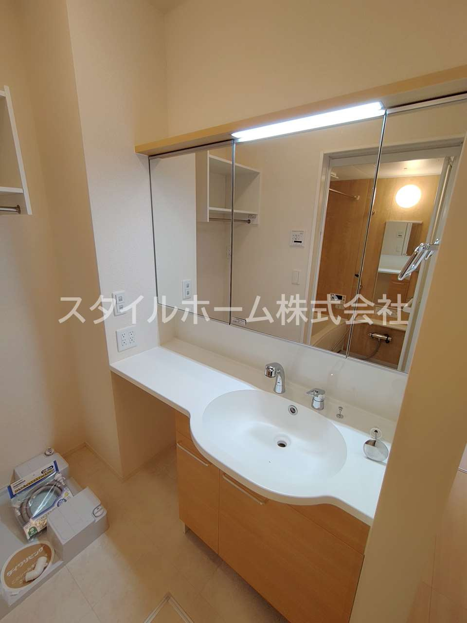 豊橋ウエスト１　Aの洗面所