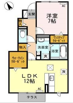 クレール　緑丘の間取り