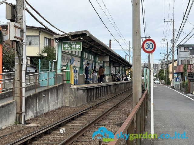 藤沢市鵠沼藤が谷4丁目　土地　全3区画 H 区画のその他|現地より約80mの江ノ電「柳小路」駅の様子