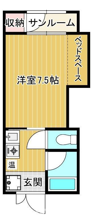 柏崎市穂波町のアパートの間取り
