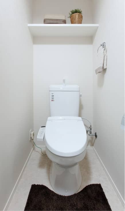 グランフォーレ久留米駅プレミアのトイレ|清潔感のあるトイレです