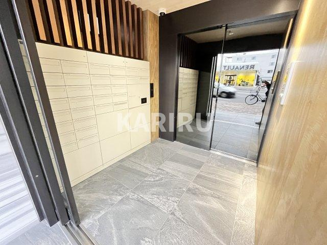 アリエ大阪城北のエントランス