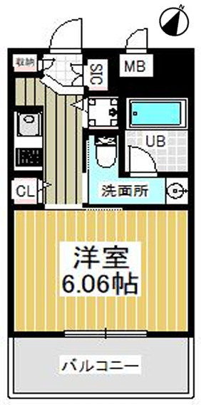 アリエ大阪城北の間取り