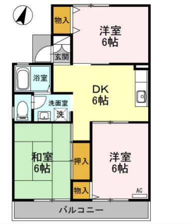 【間取り】 | クレール A