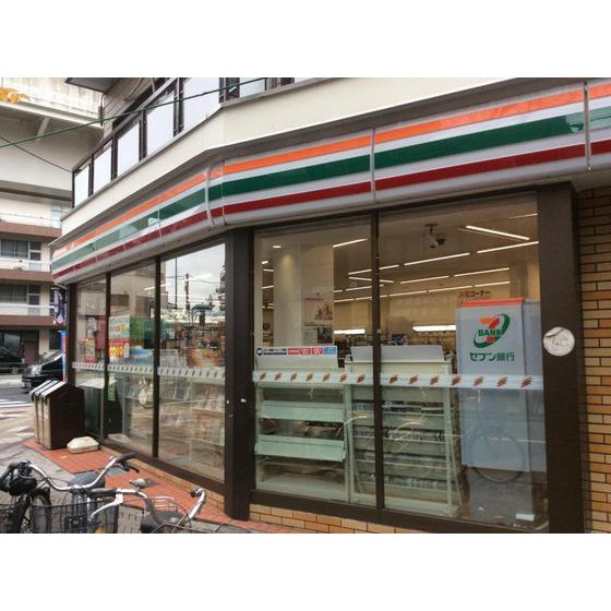 casa de rosa（旧レジデンス田中）の周辺|コンビニ「セブンイレブンまで131ｍ」セブンイレブン