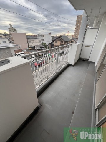 春日井駅南ハイツのバルコニー