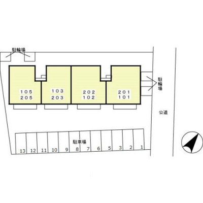 【区画図】 | ルミナール･デュオ