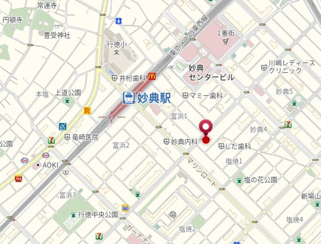 メゾンＮ51の地図|★案内図★
