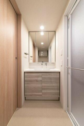 プラウドフラット菊川の洗面所