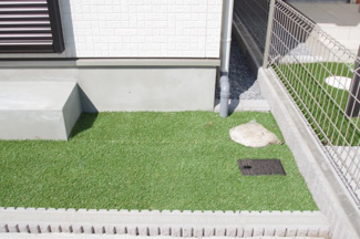【庭】 | 【仲介手数料無料！！】府中市日新町5丁目　新築戸建て（全19棟）C号棟　5190万円 | 散水栓あり