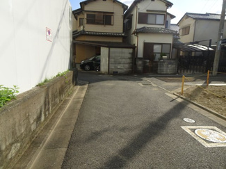 【前面道路含む現地写真】 | 川西市小戸３丁目　建築条件無土地