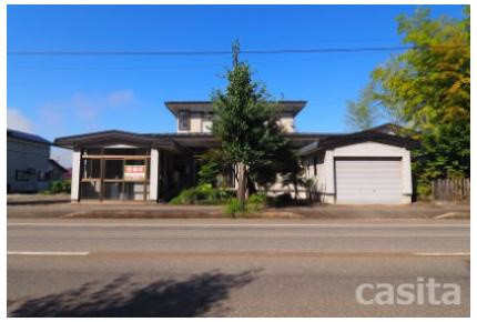 【外観】 | 【中古戸建住宅】美郷町六郷字馬場 六郷小学校550ｍ5LDK電動シャッタービルトイン車庫あり