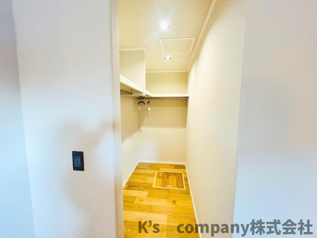 茅ヶ崎市本村1丁目　新築戸建の収納|洋室のウォークインクローゼット☆