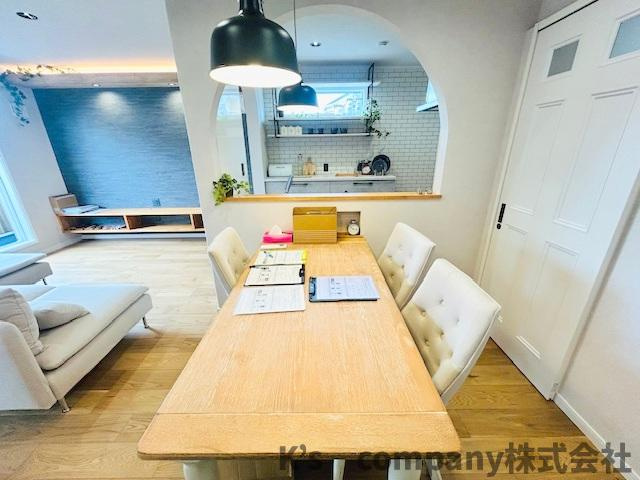 茅ヶ崎市本村1丁目　新築戸建のキッチン|ダイニングスペース◇