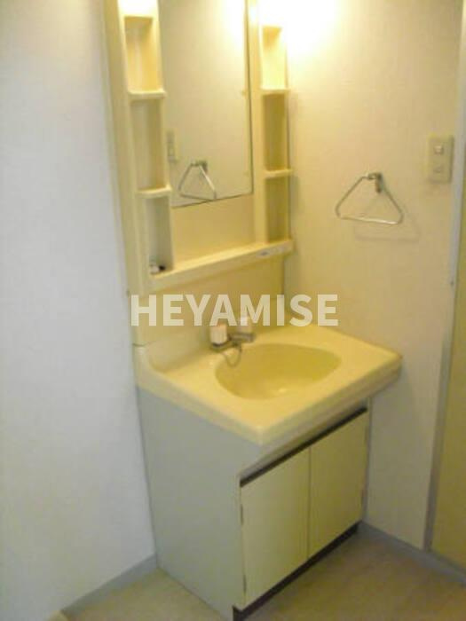 プレジール堀溝B棟の洗面所