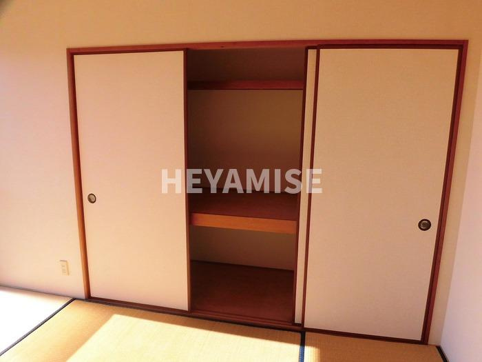 プレジール堀溝B棟の収納|※室内画像は別号室のもの