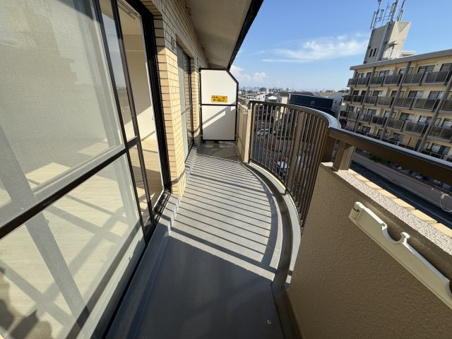 豊中市南桜塚４丁目の賃貸マンションのバルコニー