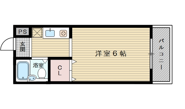 広めの1Ｒのお部屋です