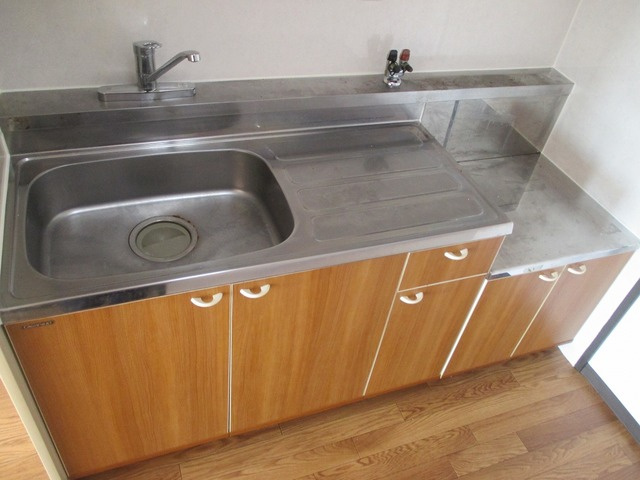 ガスコンロが設置出来る大きなキッチンです