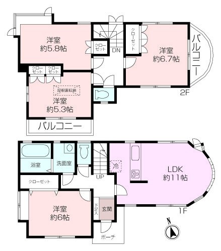 港南区笹下5丁目中古戸建の画像