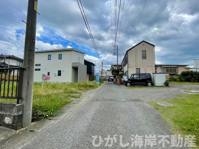 小田原市酒匂　売地の前面道路含む現地写真|現地外観