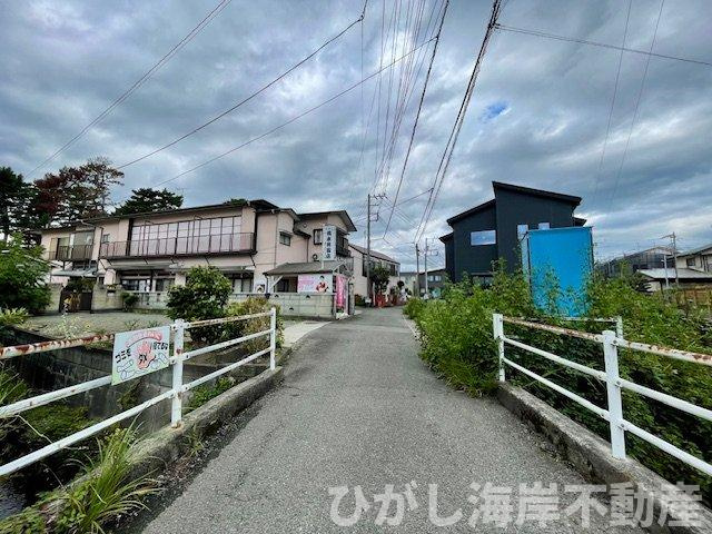 小田原市酒匂　売地の前面道路含む現地写真|現地外観