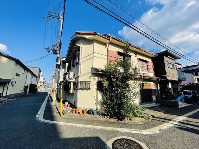 西ノ京原町２号地　条件付土地の前面道路含む現地写真