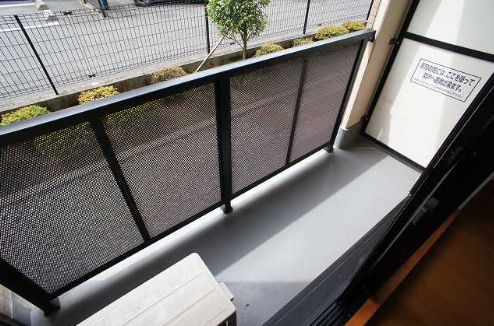 グリーンコートのバルコニー