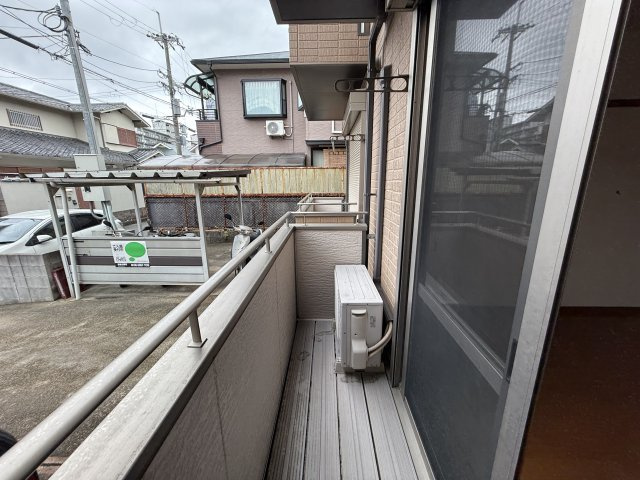 ヴィラコート服部のバルコニー