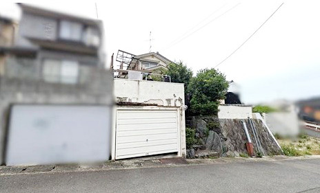 深草大亀谷万帖敷町　建築条件無土地の前面道路含む現地写真
