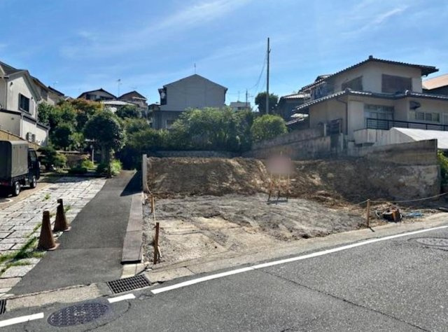 桃山町遠山　建築条件無土地の前面道路含む現地写真