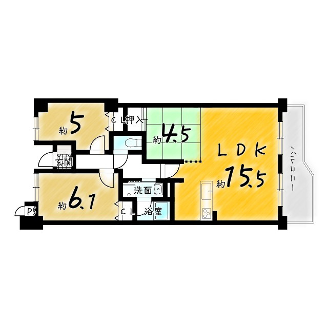 エルシティ桃山筑前