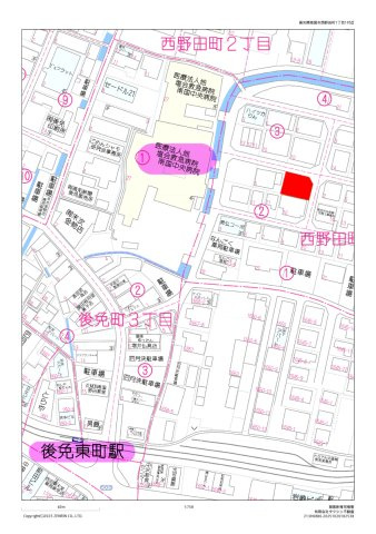 【地図】 | 売地　南国市西野田1丁目　＠19.30