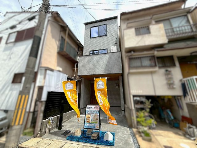 向島二ノ丸町の前面道路含む現地写真