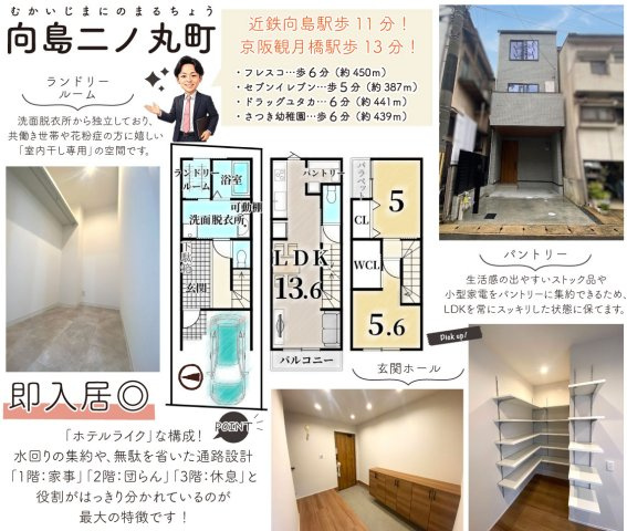 向島二ノ丸町の間取り